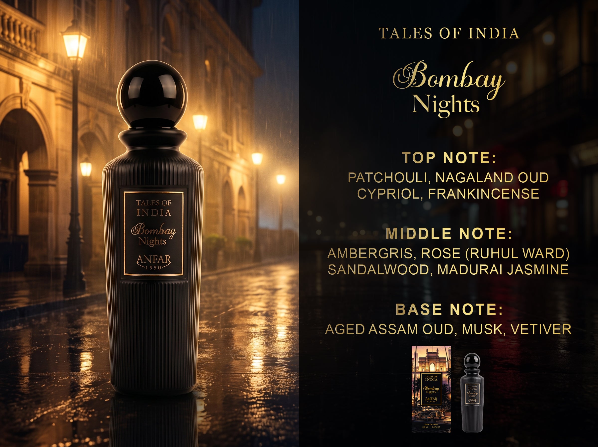 Anfar 1950 - Bombay Nights (Limited Edition Extrait De Parfum)