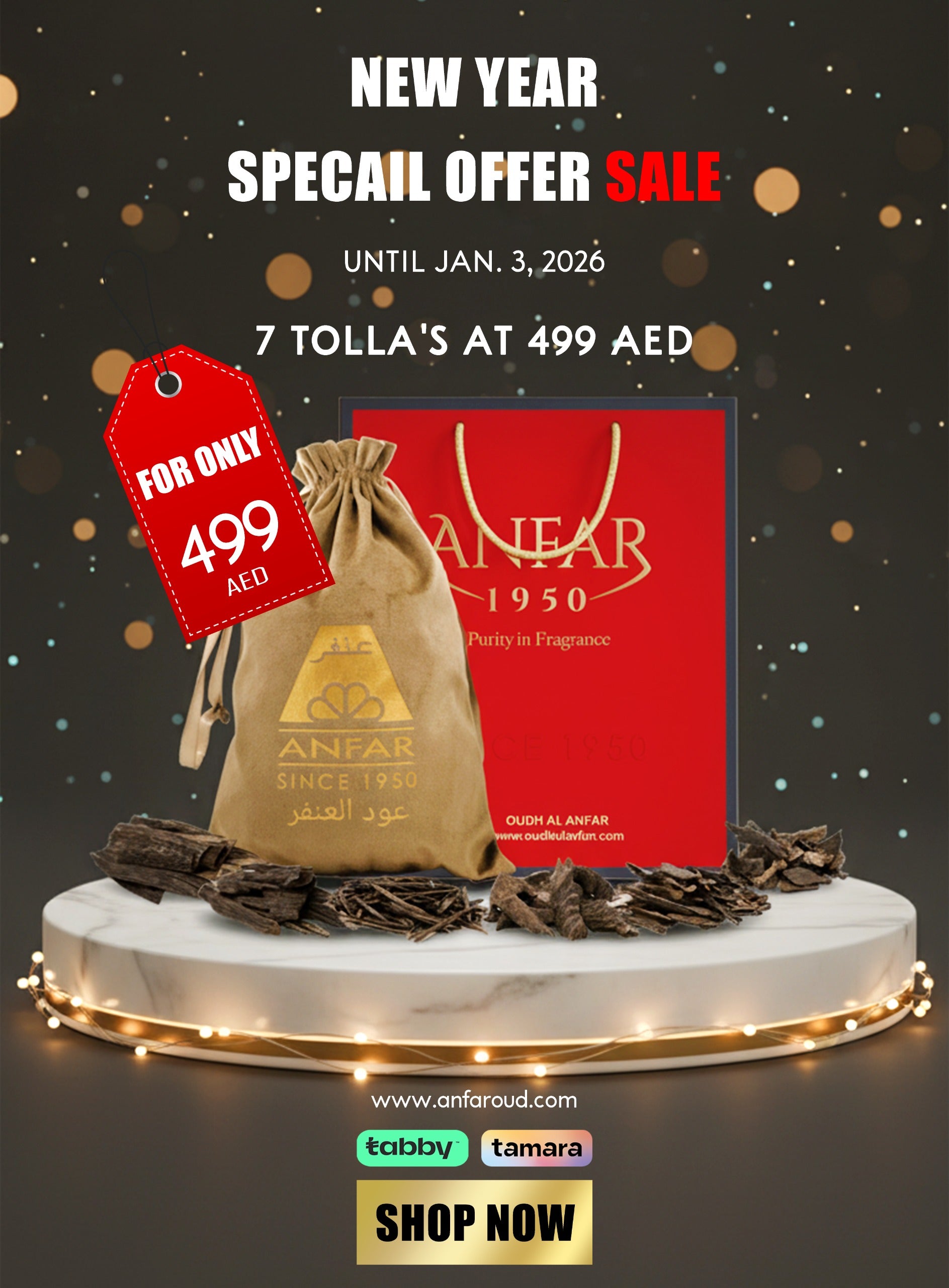 New year special offer (7 Tolla's)